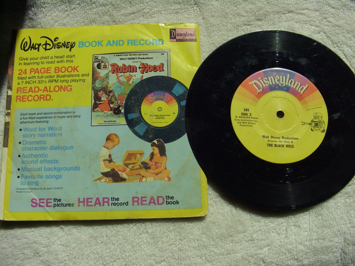 Vintage Children's Book and Records Etsy