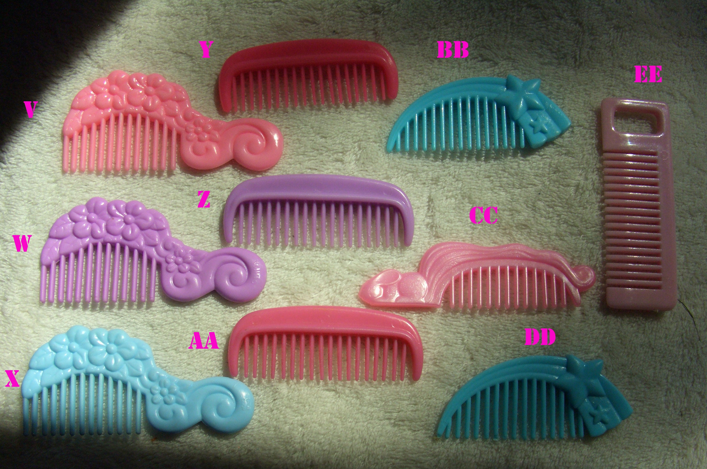Vintage Doll and Toy Combs and Brushes Etsy