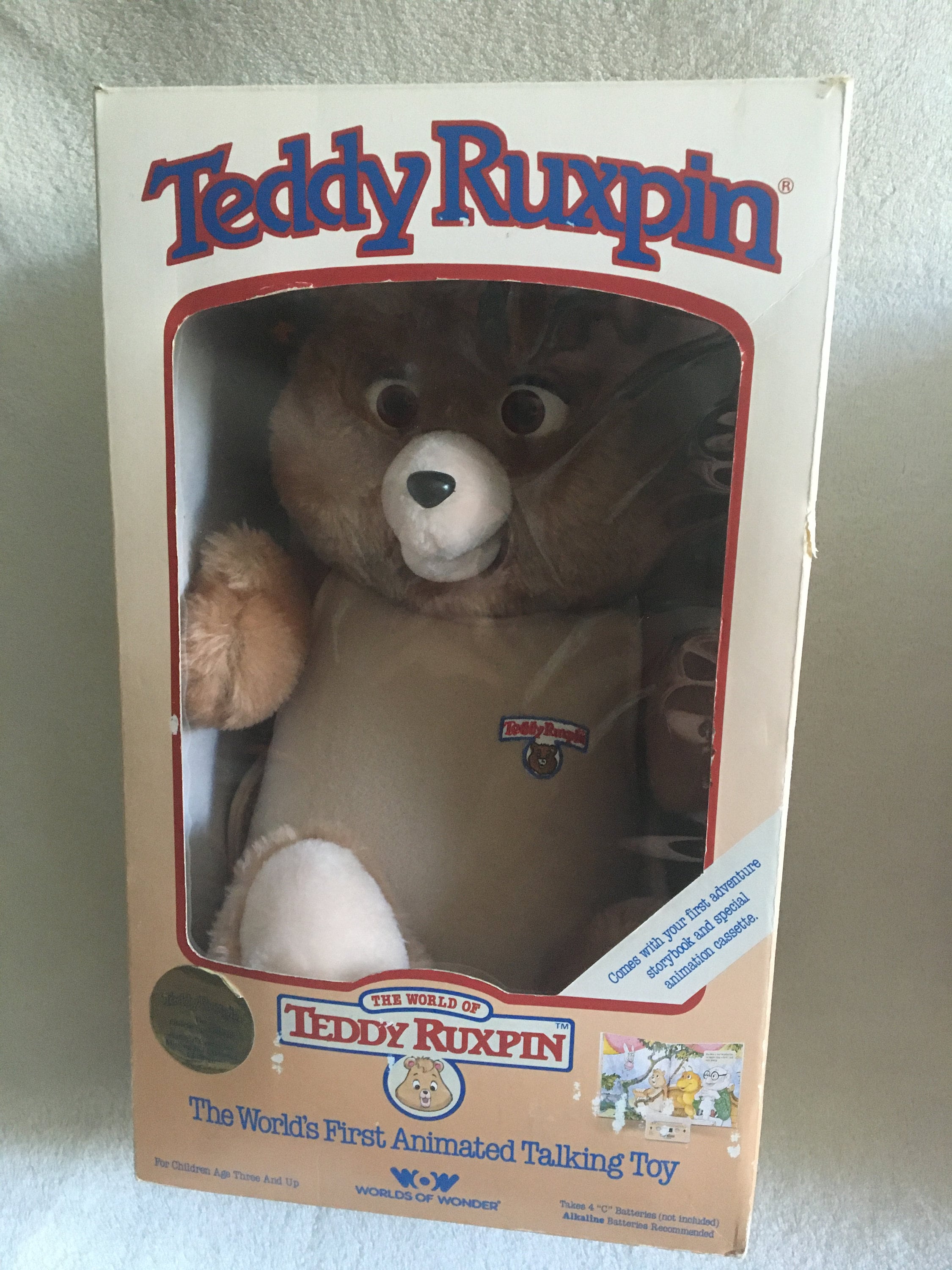 Fully Functional! Teddy Ruxpin or Grubby/ Vintage Teddy Ruxpin