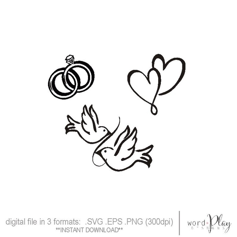 Download SVG wedding names wedding rings svg doves svg wedding ...