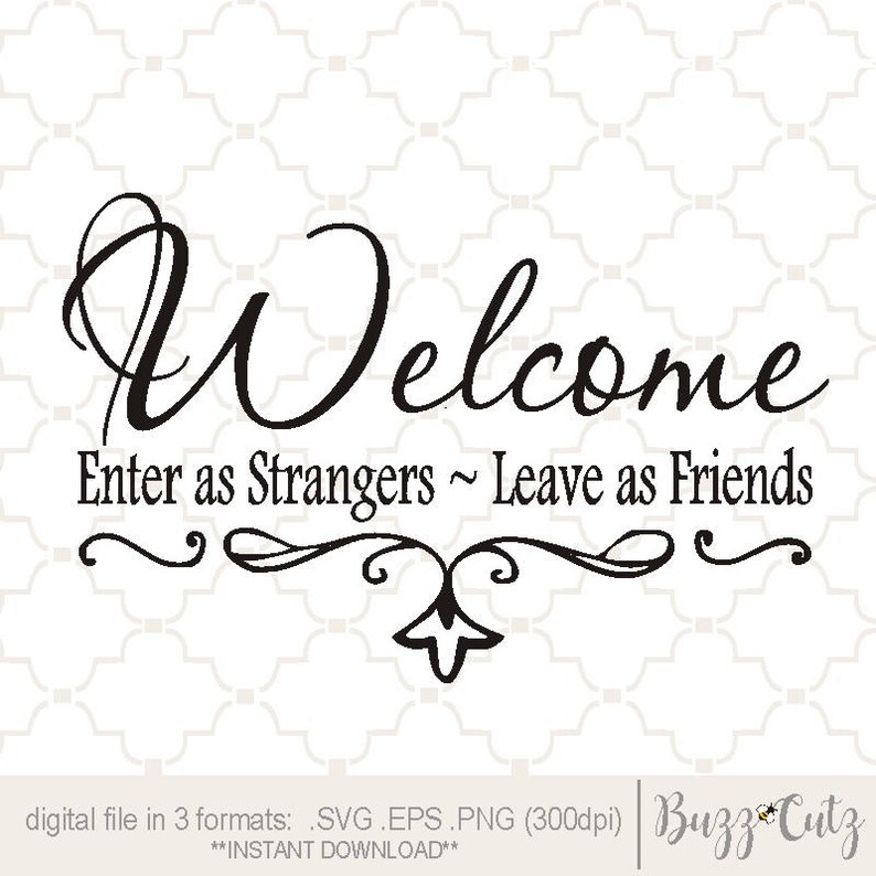 Free Free Welcome Friends Svg 590 SVG PNG EPS DXF File