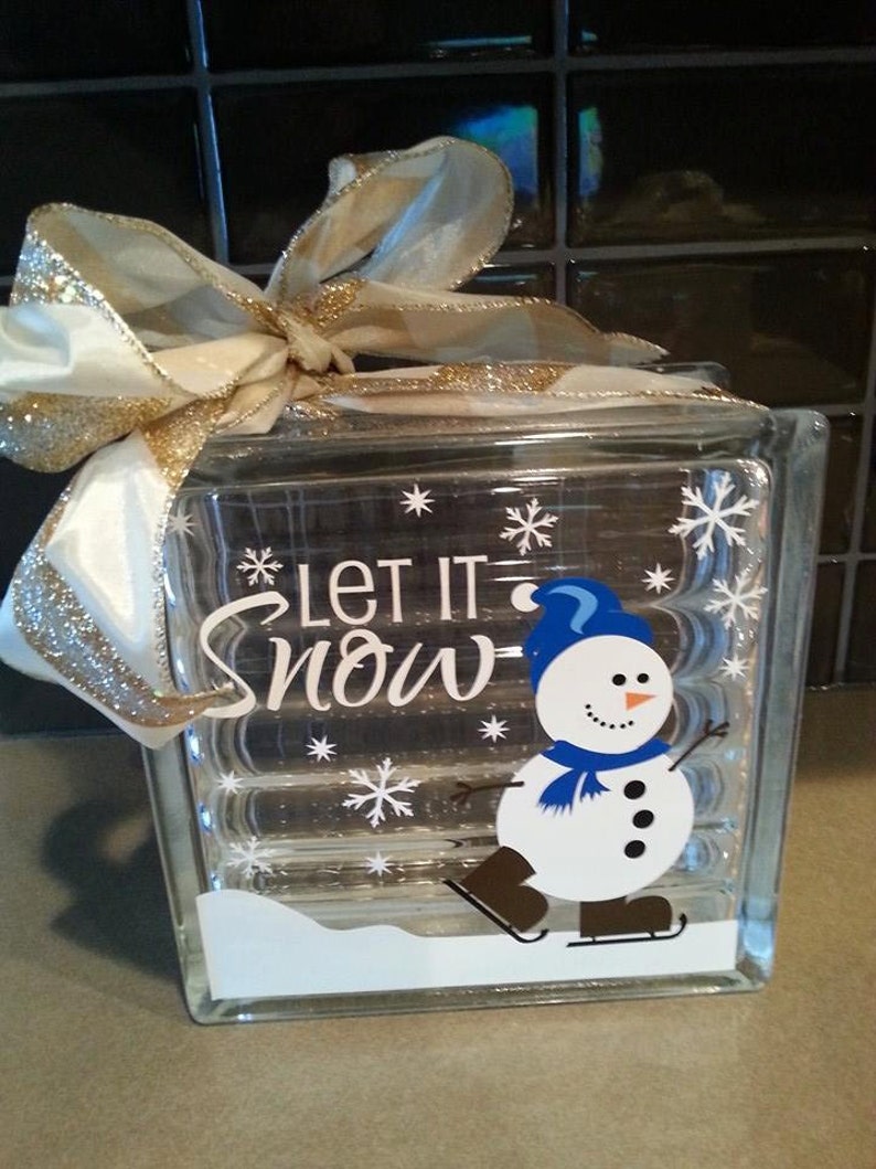 Download SVG Let it Snow / Cute Snowman svg / winter scene / glass ...