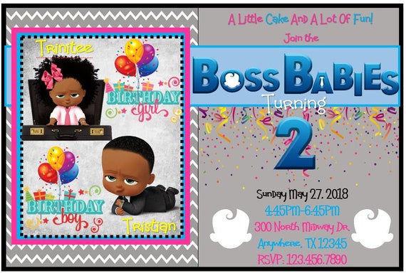Boss Baby Birthday Etsy