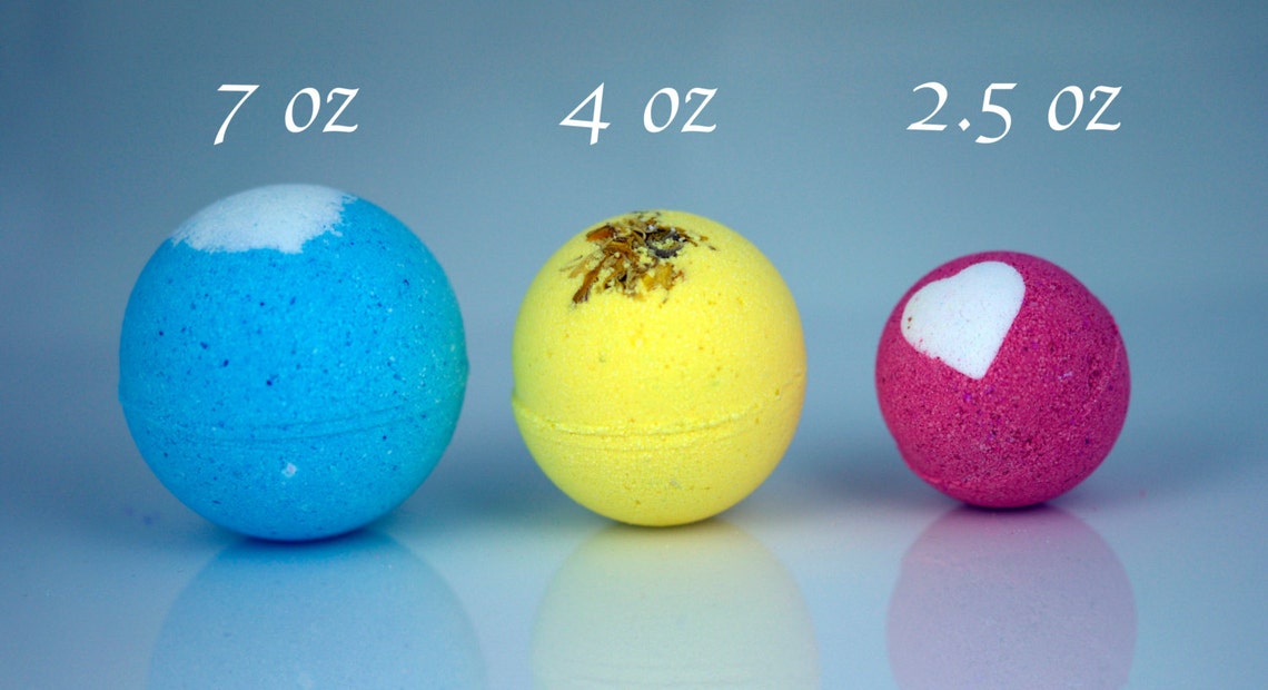 Pack of 8 Bath Bombs 4.5oz Large Size Assorted Colors & Scents Etsy