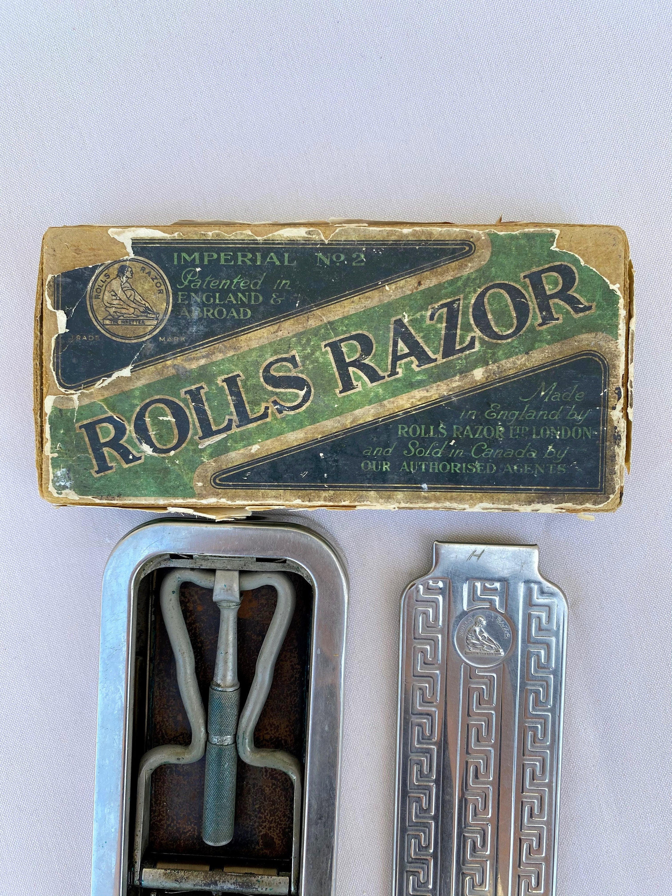 Rolls Shaving Razor 1920's Vintage Silver Rolls Razor English Shaving Kit - Etsy