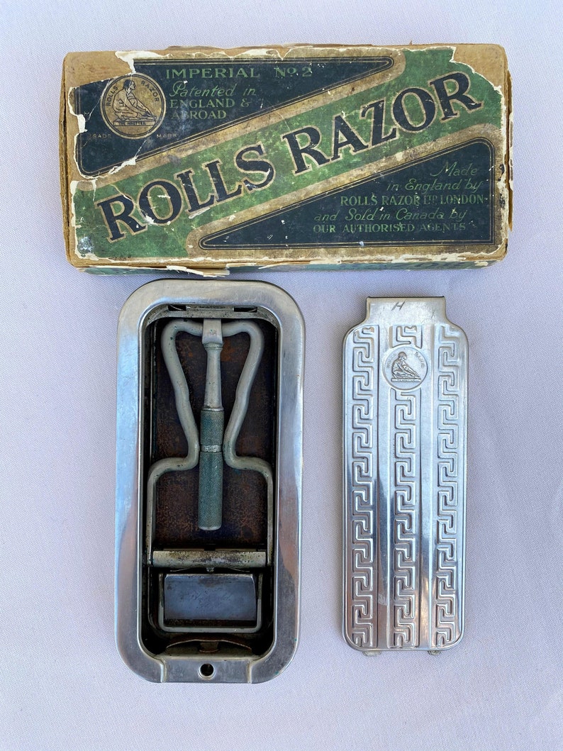 Rolls Shaving Razor 1920's Vintage Silver Rolls Razor English Shaving Kit - Etsy