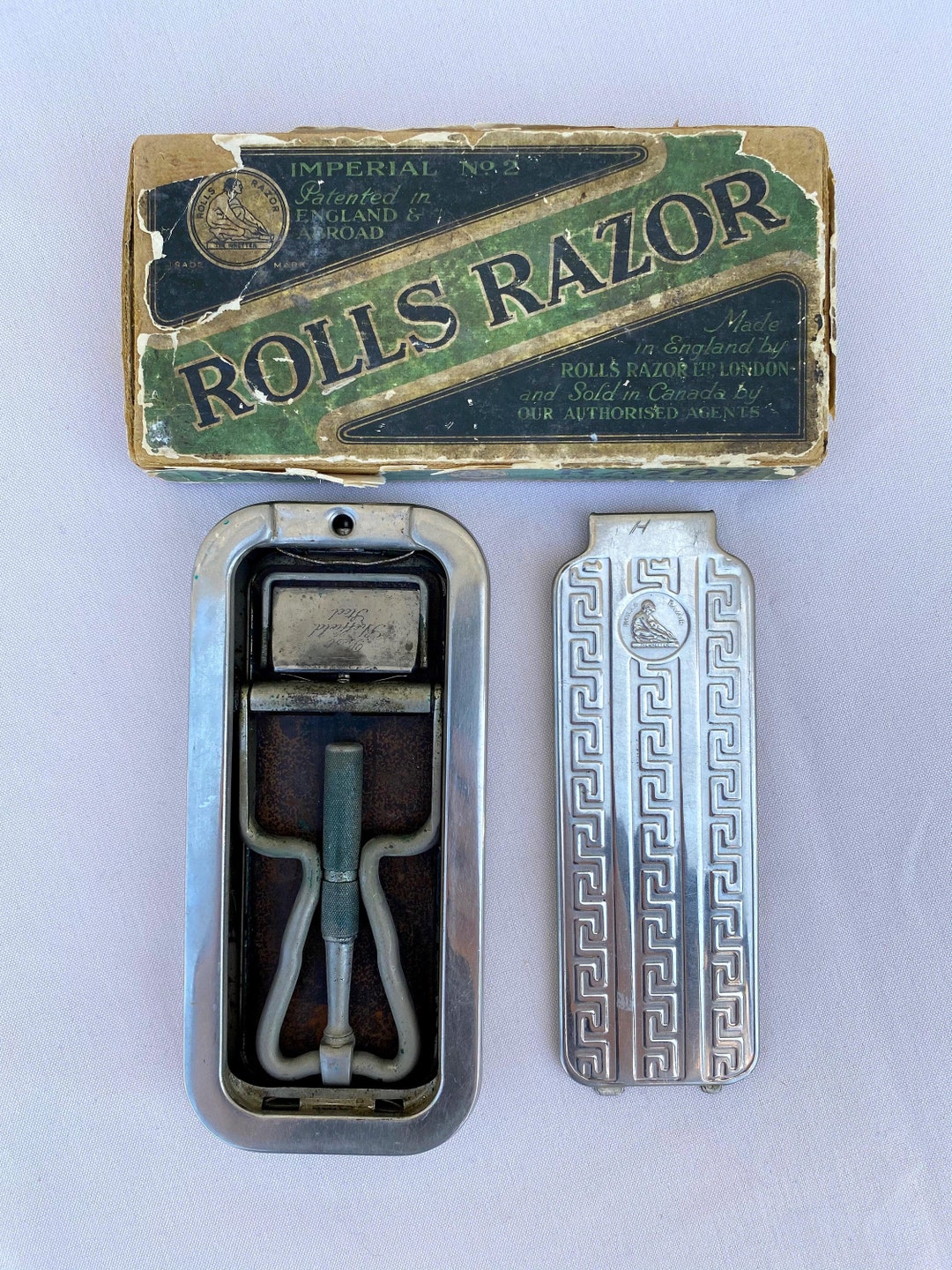Rolls Shaving Razor 1920's Vintage Silver Rolls Razor English Shaving Kit - Etsy