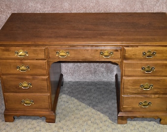Vintage Ethan Allen Campaign Style Flip Top Server Bar Etsy