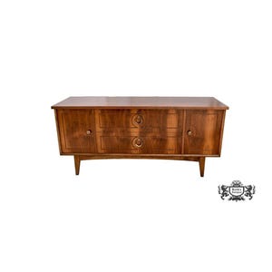 Vintage Lock Removed MCM Walnut Cedar Chest on Legs - Locking Mechanism REMOVED