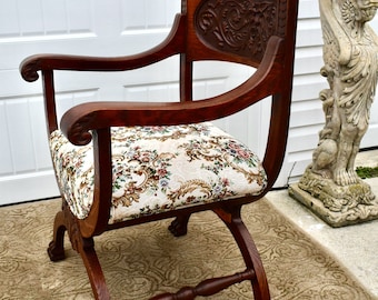 Antique u shaped chair hotsell