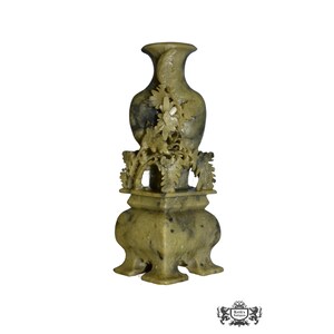 Vintage Chinese Small Soapstone Vase