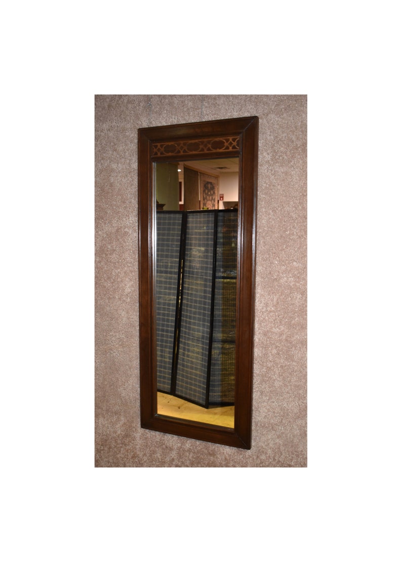 Ethan Allen Chinese Chippendale Style Hall Mirror Etsy