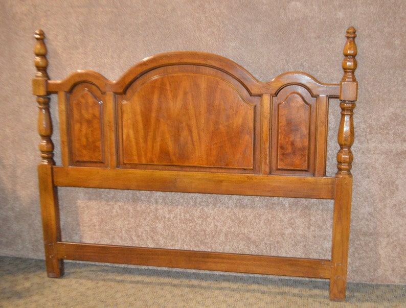 Vintage Oak Burl Queen Size Headboard Image 0