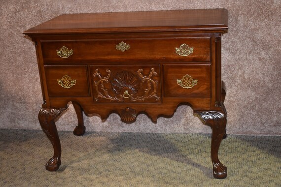 Vintage Pennsylvania House Solid Cherry Chippendale Style Etsy