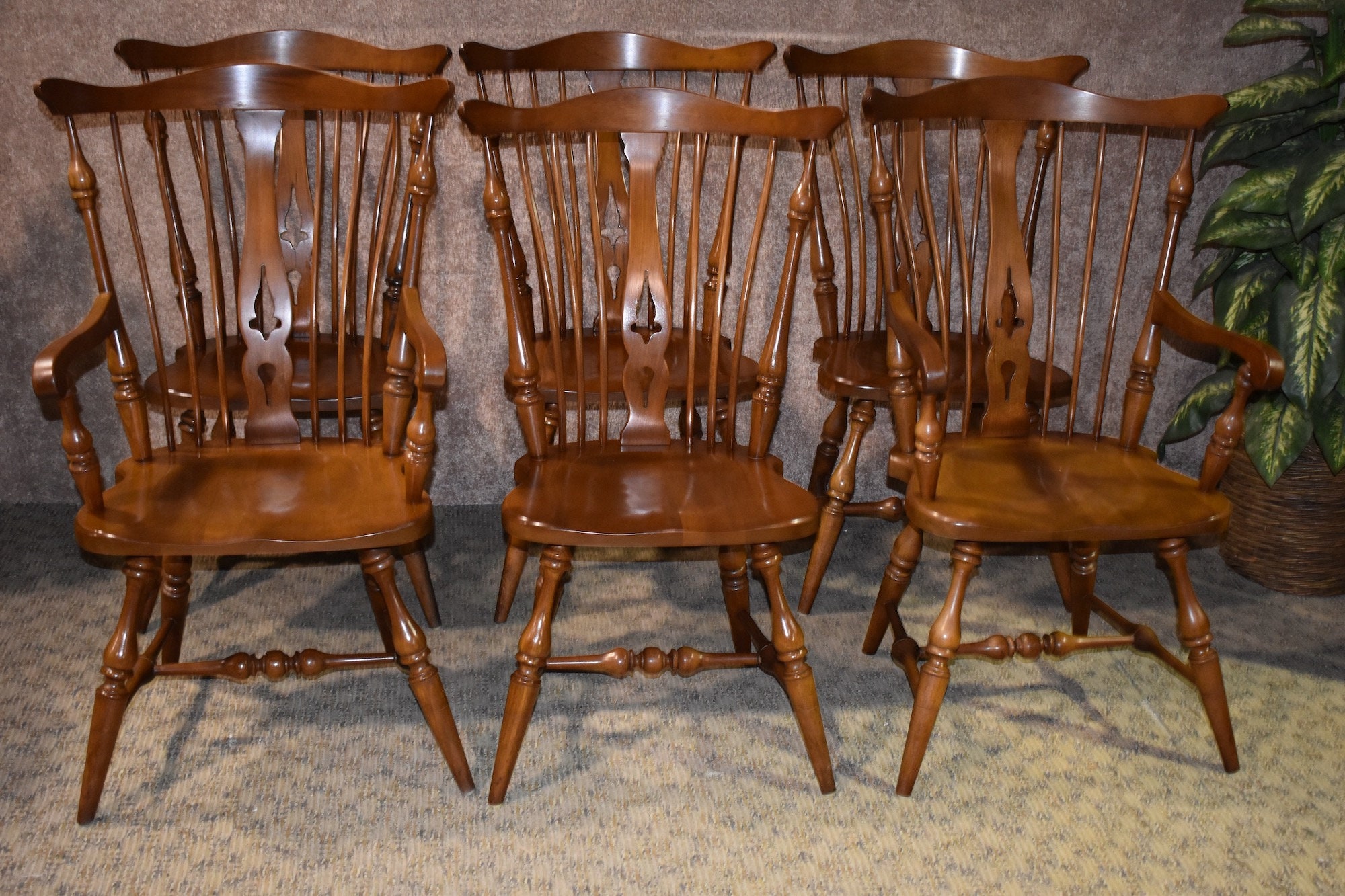 Conjunto Vogler vintage de sillas de comedor de cereza de | Etsy