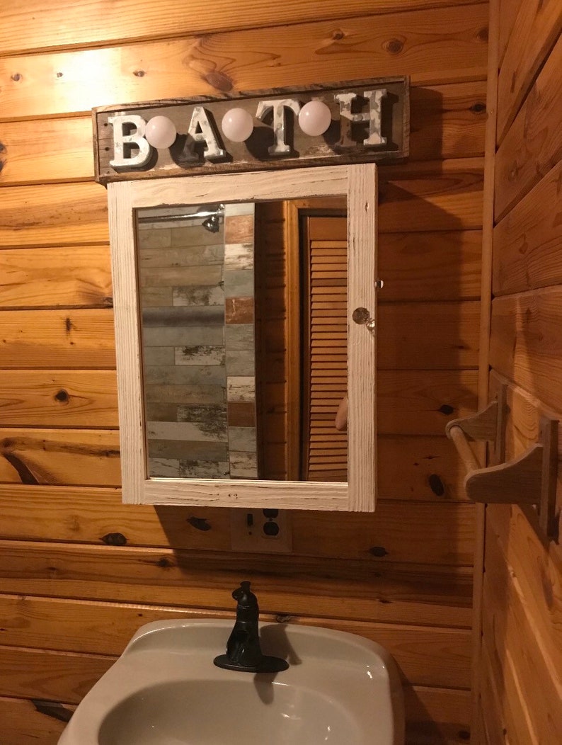 The LAKESIDE Lake House Rustic Country Bathroom Vanity Light Etsy
