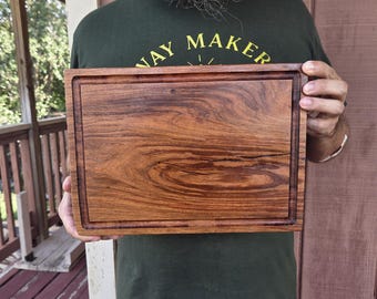 Mesquite Cutting Board-Texas Honey Mesquite-Serving Board-Prep Board-Mesquite Hardwood-Cutting Board-Indoor/Outdoor BBQ Cooking