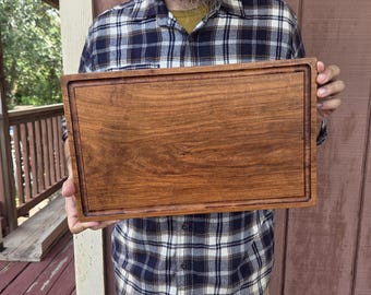 Mesquite Cutting Board-Texas Honey Mesquite-Serving Board-Prep Board-Mesquite Hardwood-Cutting Board-Indoor/Outdoor BBQ Cooking