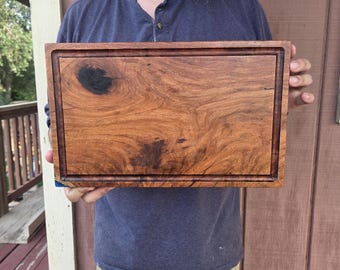 Mesquite Cutting Board-Texas Honey Mesquite-Serving Board-Prep Board-Mesquite Hardwood-Cutting Board-Indoor/Outdoor BBQ Cooking