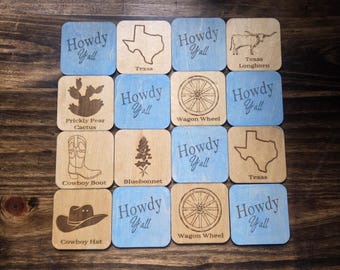 Texas Themed Memory Game-Games for kids/children-Texas Family Game