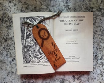 A Mystery Awaits Wooden Bookmark