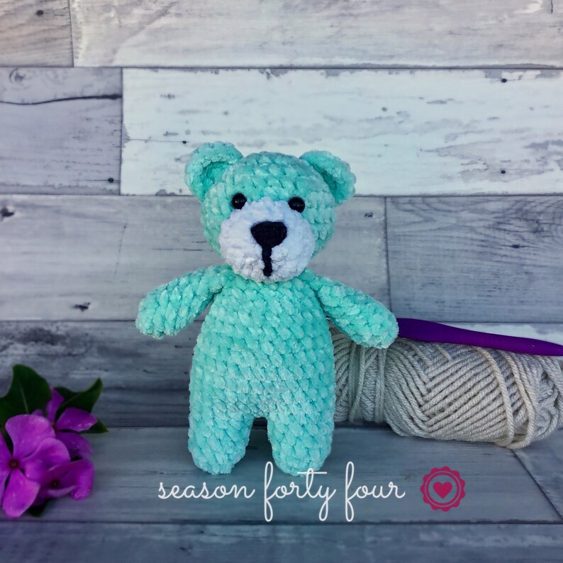 yarn teddy bear
