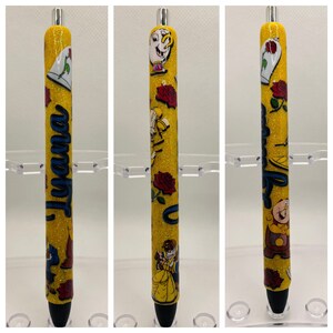 Personalized Beauty and The Beast pen