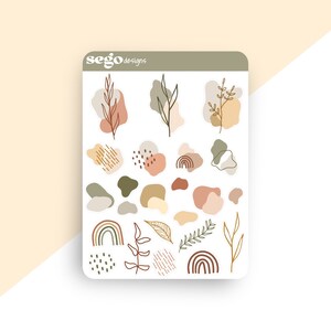 Minimal Planner Stickers Minimalistic Stickers Planner | Etsy