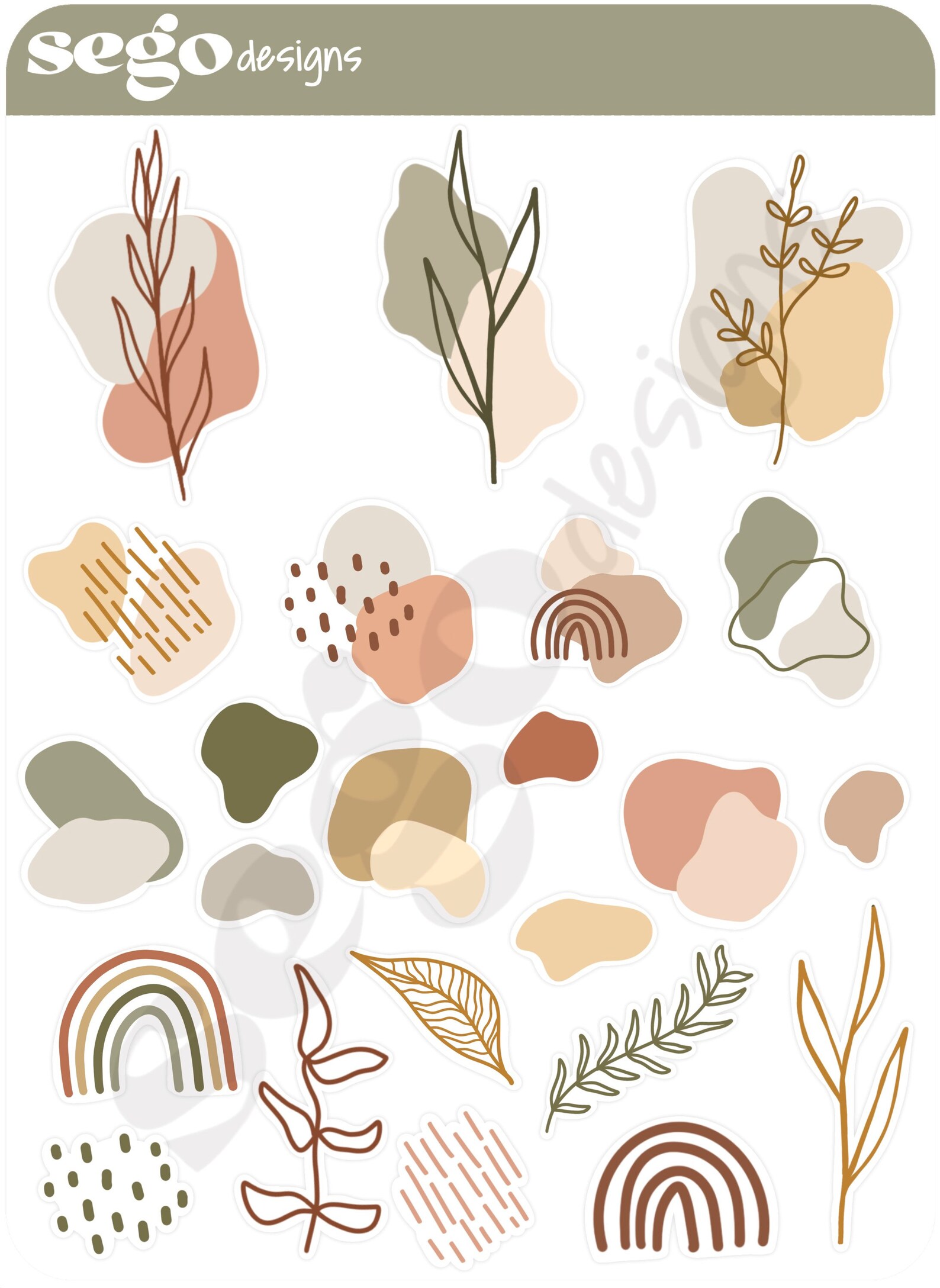 Minimal Planner Stickers Minimalistic Stickers Planner Etsy