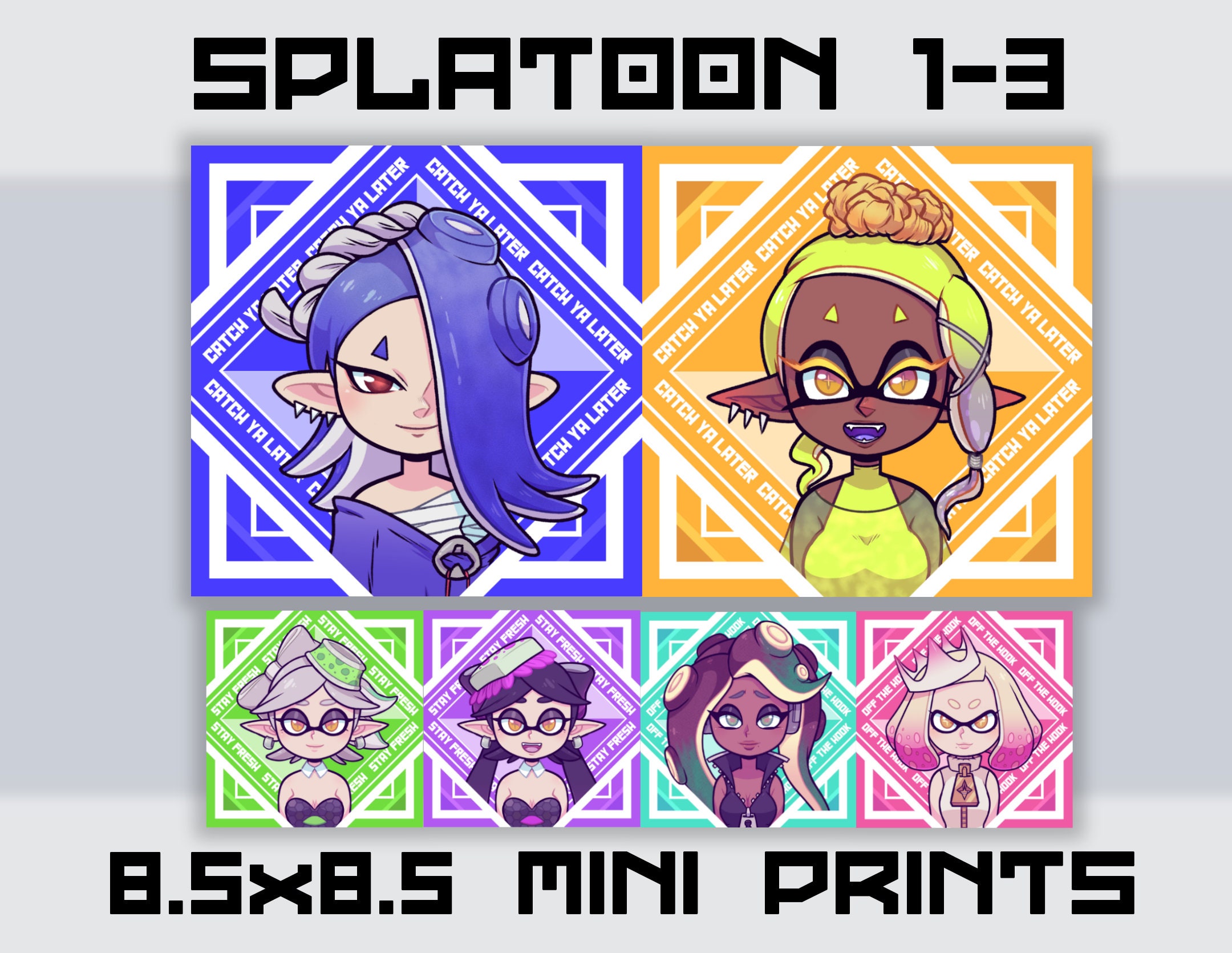shiver splatoon 3 !! Art Board Print for Sale by d3lirlum