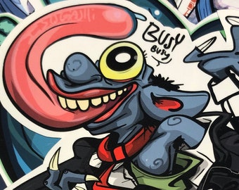 Isogashi - Yokai Sticker busy ghost