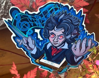 Music Room Ghosts - [Seven school mysteries]  - ベートーベンの怪 "Beethoven Mystery" sticker