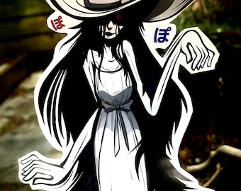 Hachishaku-sama - 八尺様 - [Urban legend.]  Hasshakusama eight feet tall yokai sticker