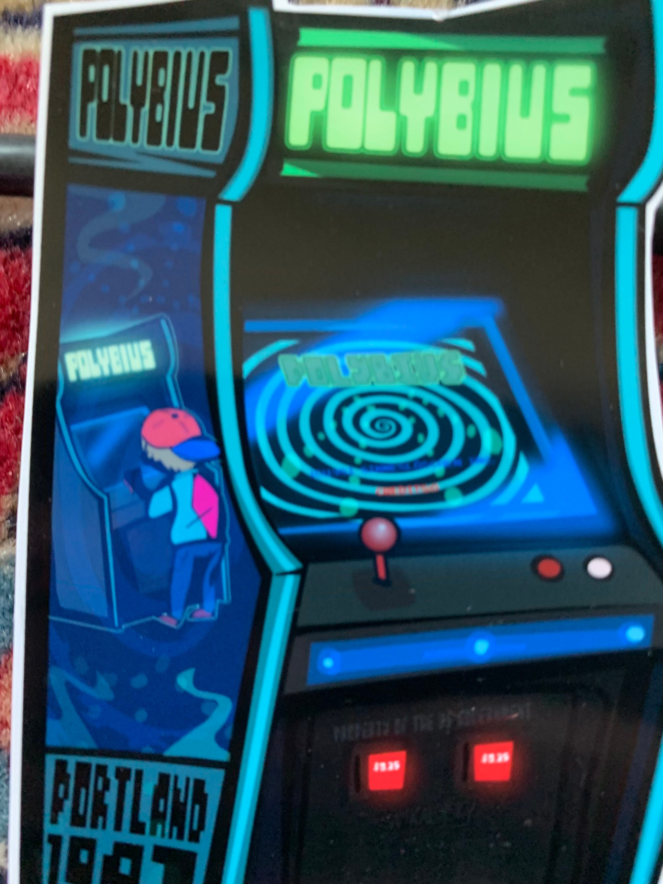 Polybius 1981 Portland Arcade Urban Legend Sticker Etsy