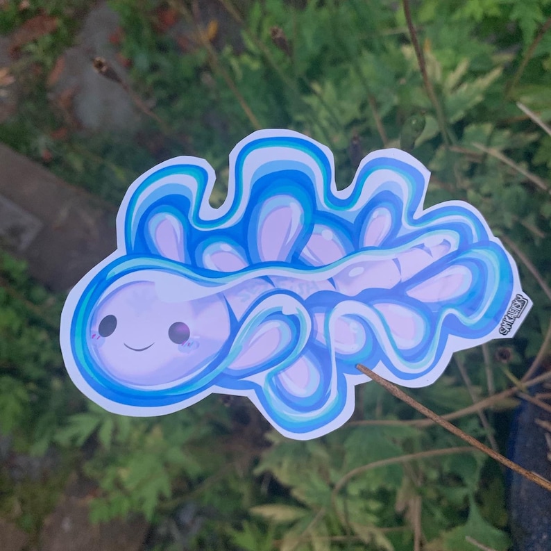 Sky Fish Air Rod Cryptid Ufo Sticker - Etsy