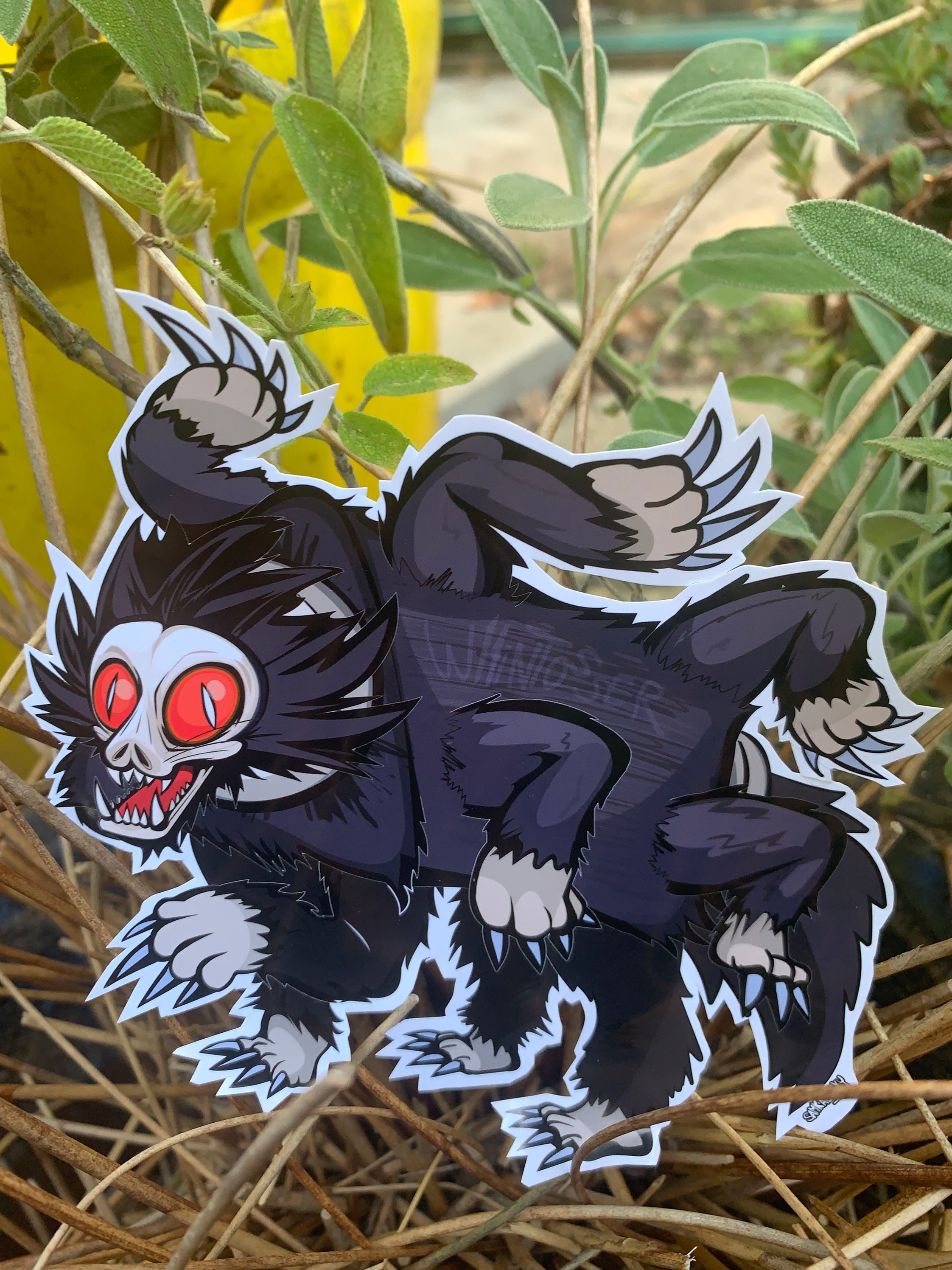 Midden-Amerikaanse Whintosser - [angstaanjagend beestje] cryptid sticker -  Etsy België, image size:2244x2992