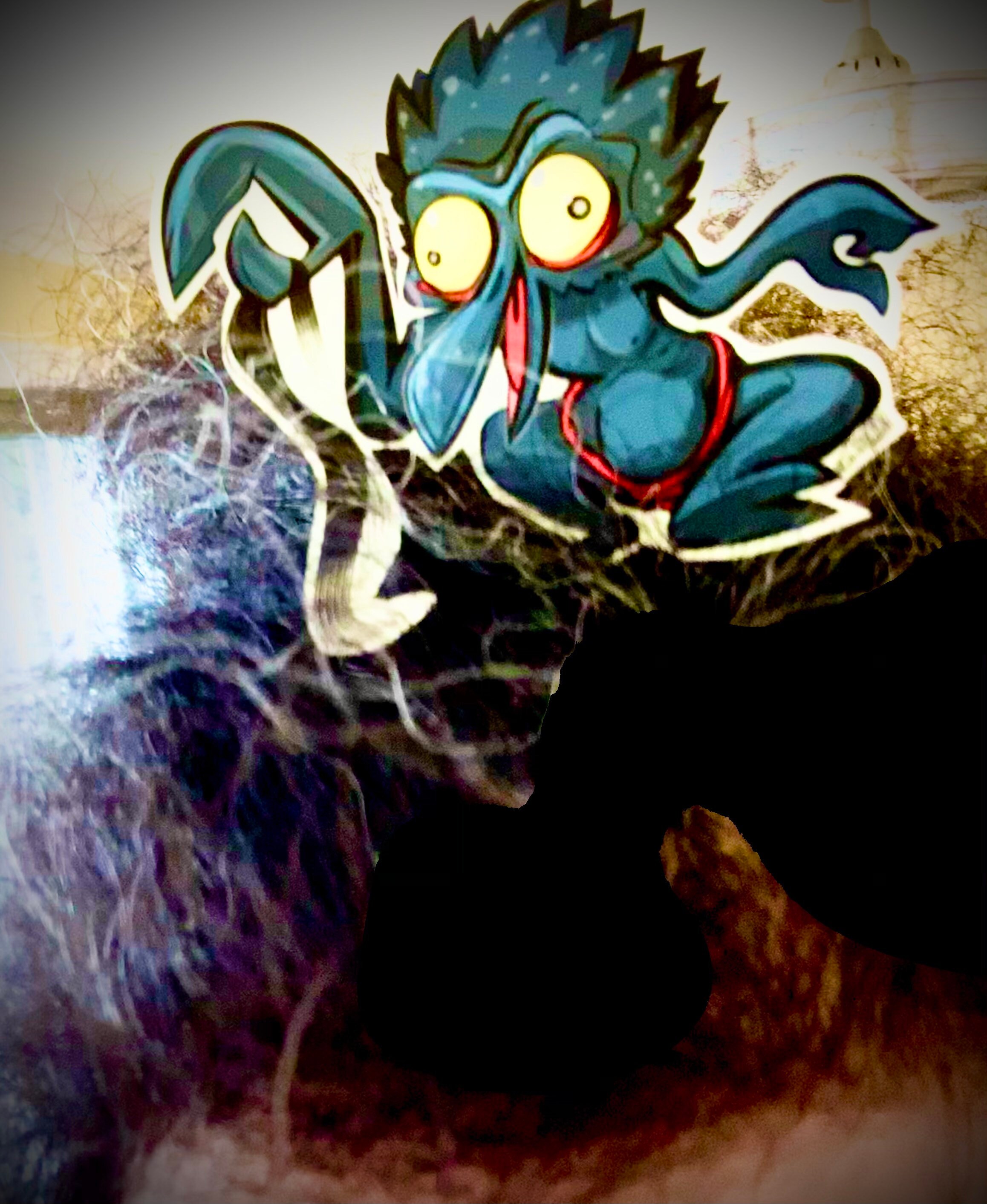 Kamikiri Hair Cutter Yokai Sticker Etsy