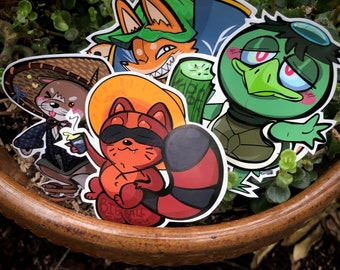 かわうそカワウソ - 妖怪ステッカー - Etsy 日本