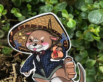 かわうそカワウソ - 妖怪ステッカー - Etsy 日本