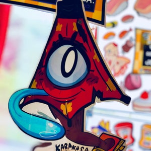 Umbrella Ghost Karakasa Kozo Yokai Sticker. image 6