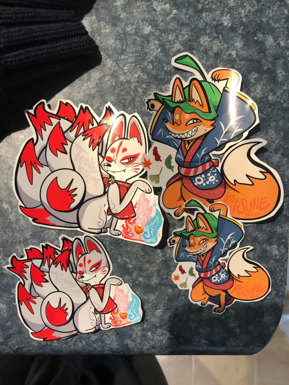 Kitsune Yako Fox Yokai Sticker Etsy Australia