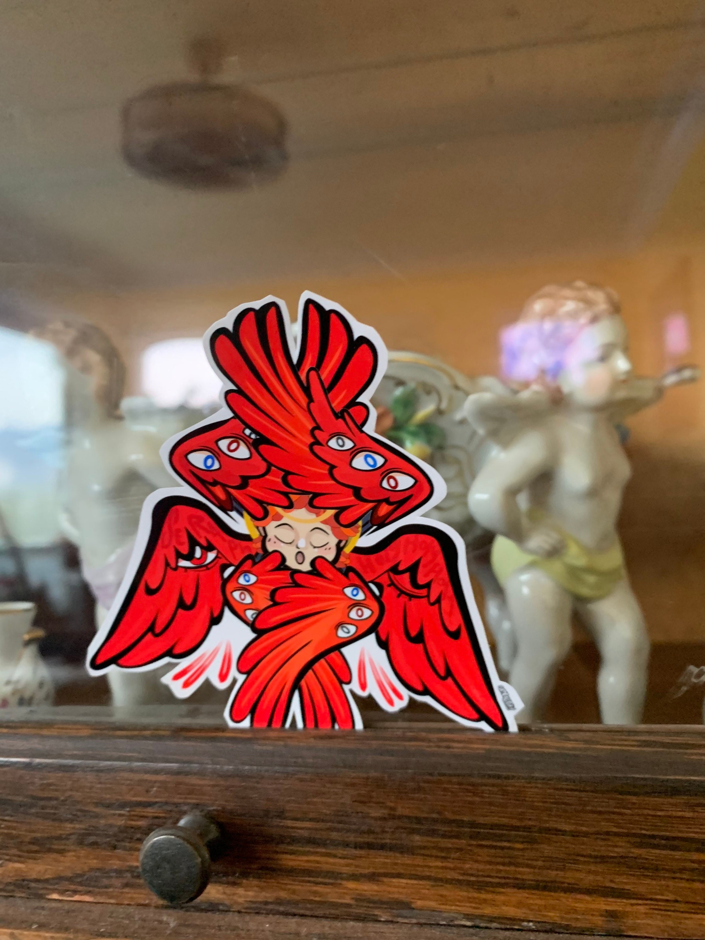 Seraphim - the Burning Ones - [ Angel Sticker ] - Etsy