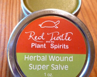 Herbal Wound Super Salve, Organic, 1 oz. tin