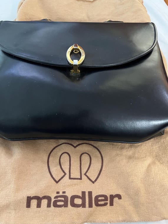 Vintage Madler West Germany Leather Top Handle Bag - Etsy 