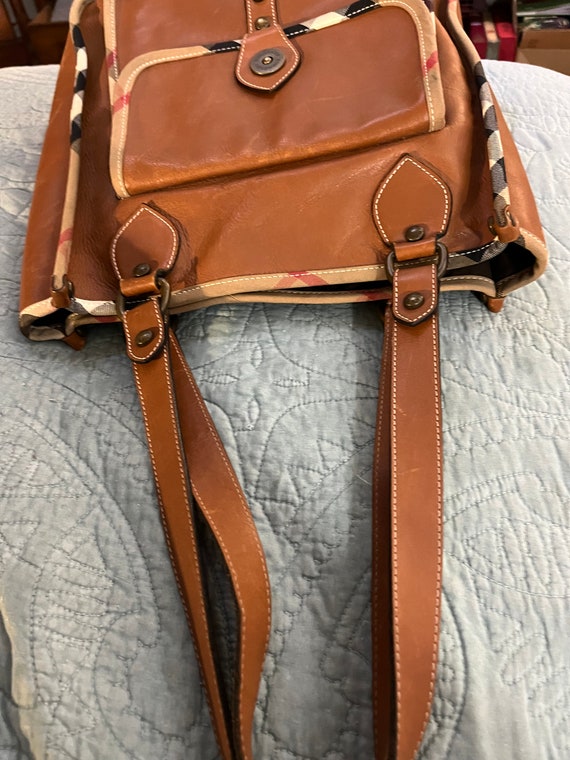 Vintage Burberry Handbag Tote - image 3