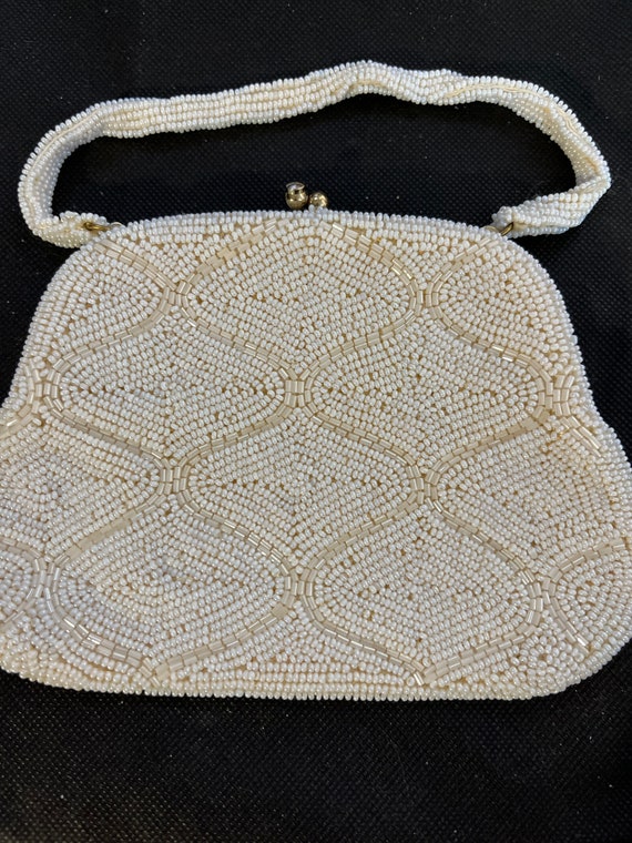 Vintage 50’s,60’s Walborg Seed beaded bag.