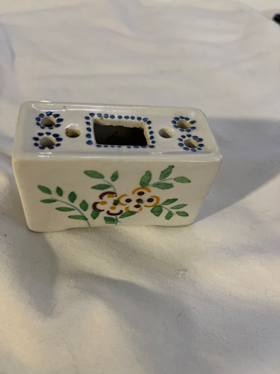 Vintage Bud Vase Porcelain Hand Painting - Etsy