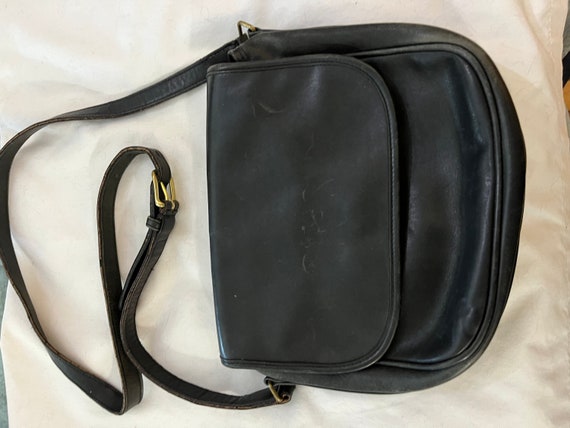Vintage Coach leather Pouch Cross Body - image 8