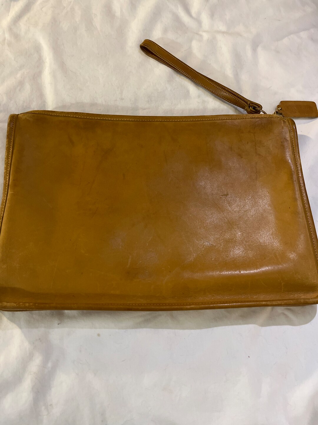 Rare Coach Vintage Portfolio Briefcase Tan. Etsy
