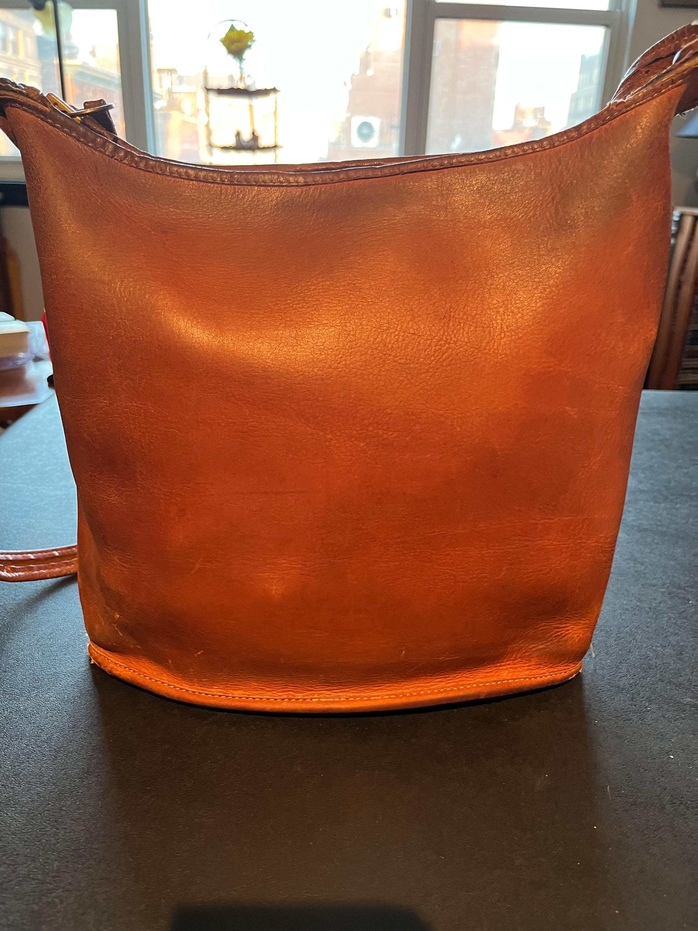 Vintage Coach Bucket - Etsy UK